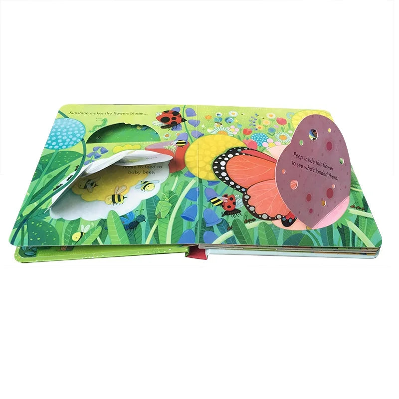 Usborne Peep Inside the Garden – 3D Flap Learning Book for Kids