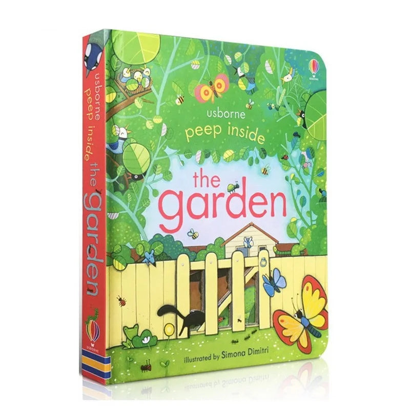 Usborne Peep Inside the Garden – 3D Flap Learning Book for Kids