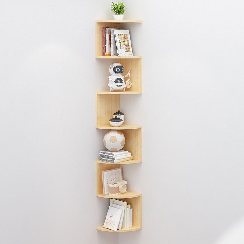 Solid Wood Corner Bookshelf Multi-layer