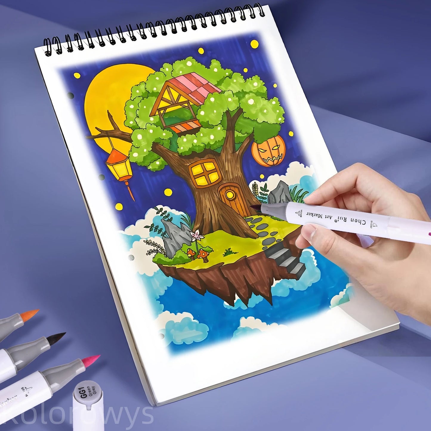 Alcohol Markers Set (48–168 Colors) – Dual Tip Brush & Chisel for Sketching & Coloring
