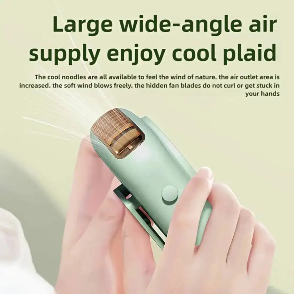 Portable Hanging Neck Fan Mini Digital Display Bladeless Cooling Waist Fans with Colorful Light Rechargeable Sports Cooler Fan