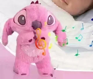 Stitch Soothing Plush Toy – Musical Light-Up Breathing Sleep Companion for Babies & Kids