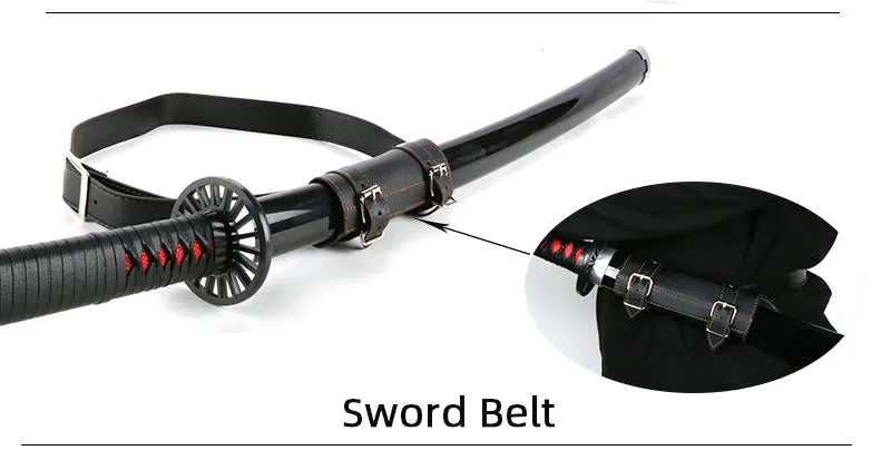 Vergil Yamato Wooden Katana – Devil May Cry Cosplay Sword with Belt & Stand
