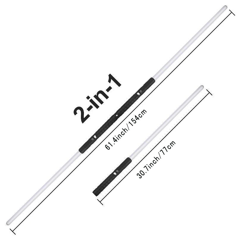 RGB Light Up Saber – 14-Color Metal Handle Lightsaber with Sound & USB Rechargeable