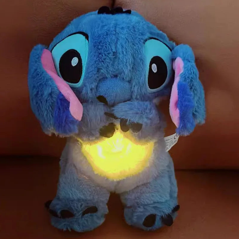 Stitch Soothing Plush Toy – Musical Light-Up Breathing Sleep Companion for Babies & Kids