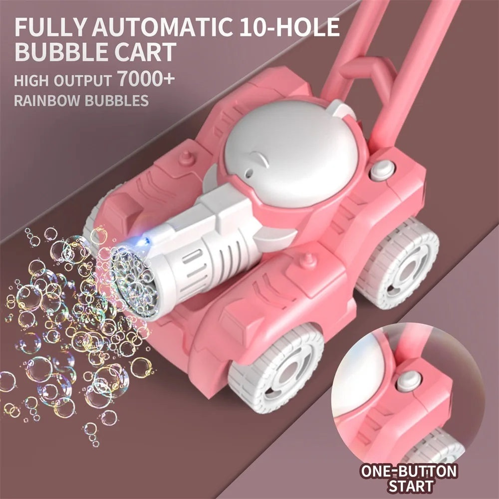 Automatic Bubble Lawn Mower Toy – Outdoor Activity Walker for Kids & Toddlers