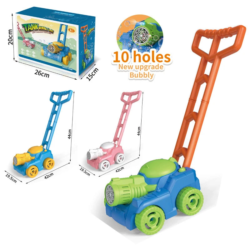 Automatic Bubble Lawn Mower Toy – Outdoor Activity Walker for Kids & Toddlers