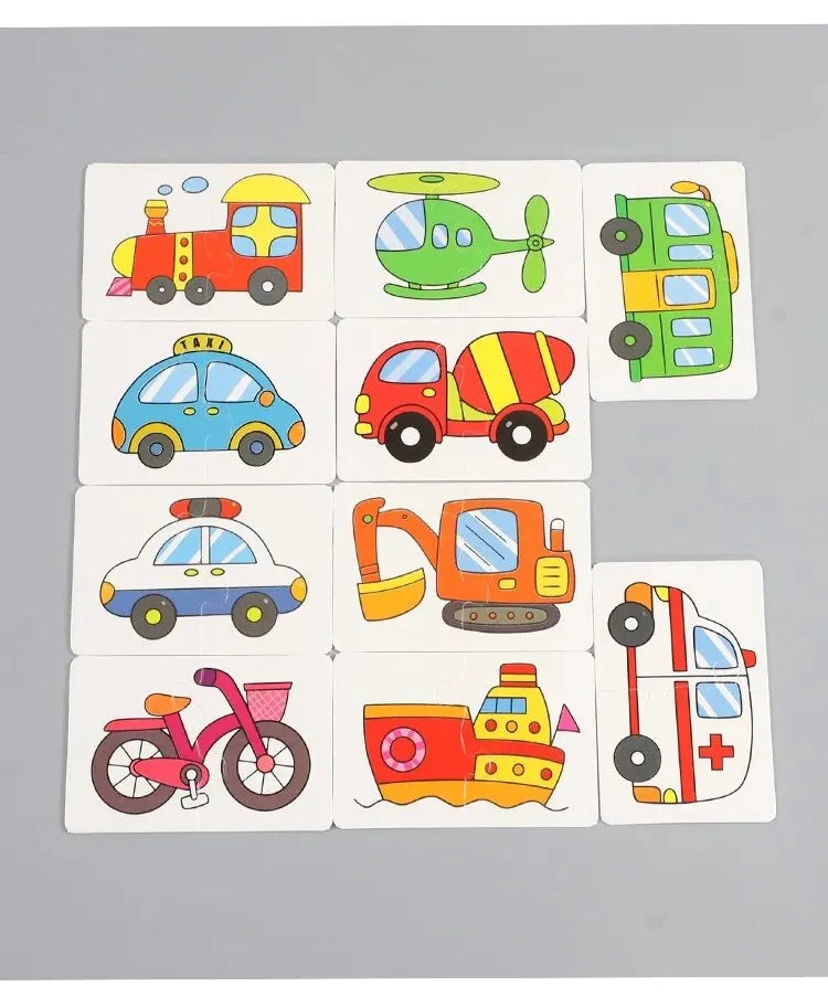 “32 Pcs Educational Matching Cards – Cognitive Puzzle Toy for Toddlers”