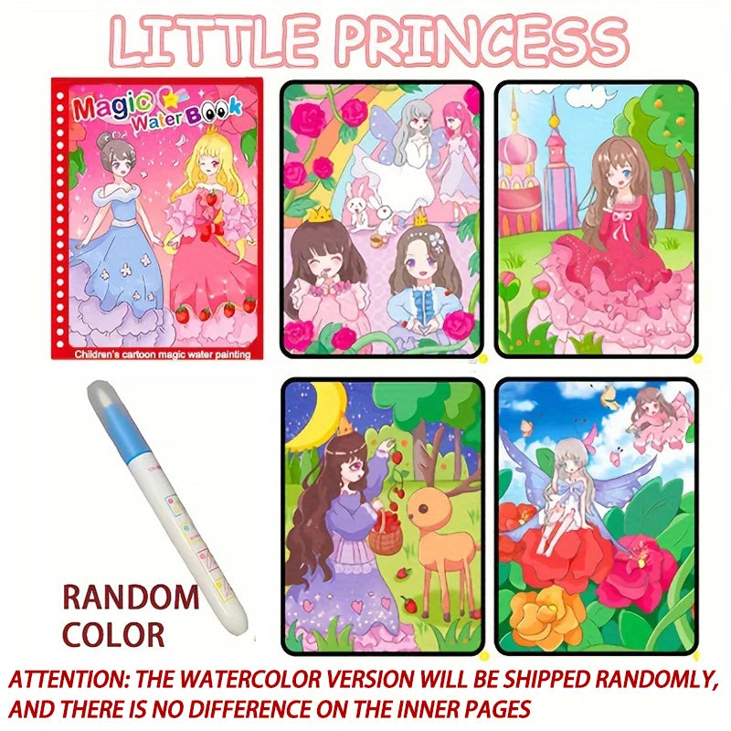 “Magic Water Drawing Book – Reusable Montessori Sensory Toy for Kids”
