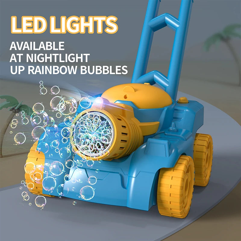 Automatic Bubble Lawn Mower Toy – Outdoor Activity Walker for Kids & Toddlers