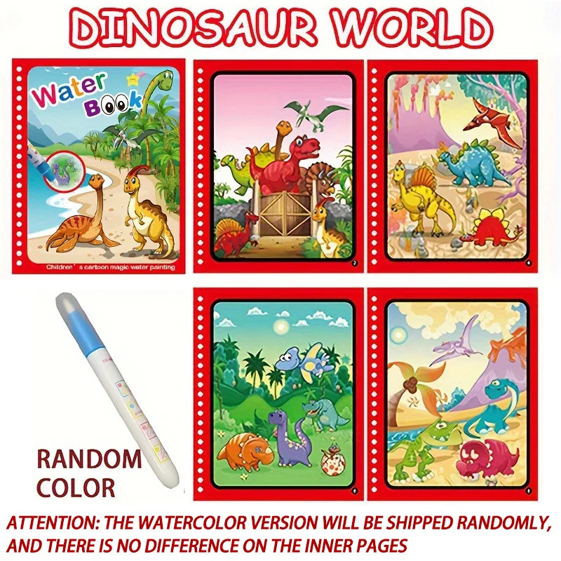 “Magic Water Drawing Book – Reusable Montessori Sensory Toy for Kids”