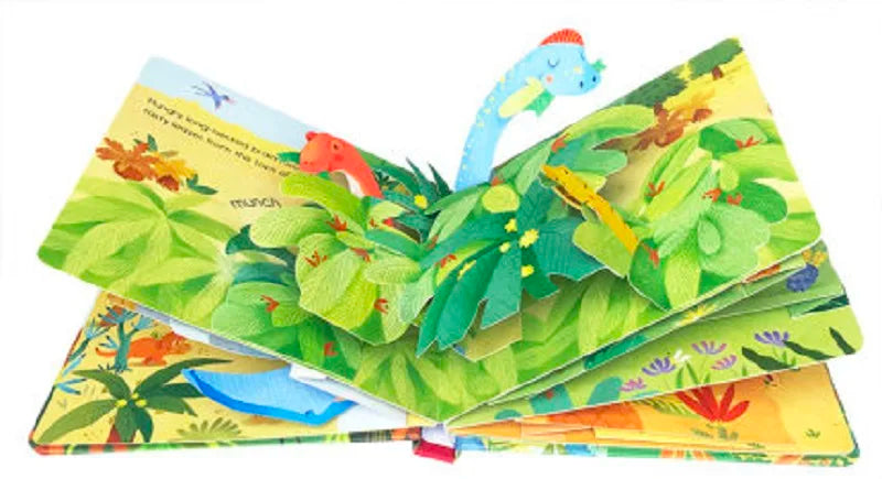 Pop-Up Dinosaur Book for Kids (Ages 3–6) – 3D Lift-the-Flap Educational Storybook in English