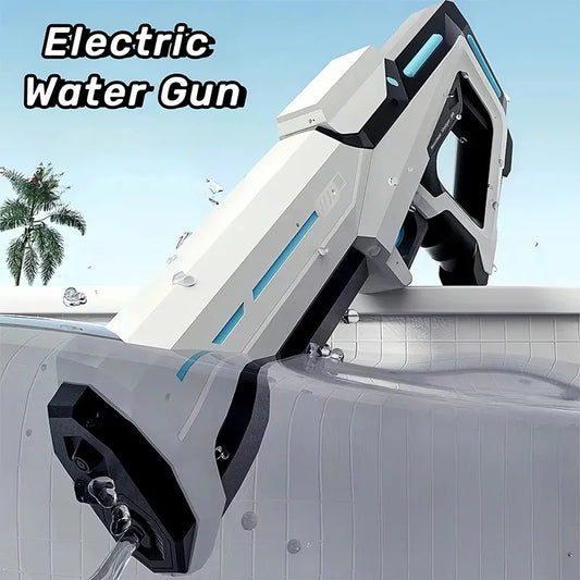 Electric Water Gun for Adults & Kids – Powerful Automatic Squirt Blaster | Summer Beach Toy Gift