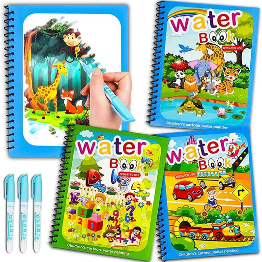 “Magic Water Drawing Book – Reusable Montessori Sensory Toy for Kids”