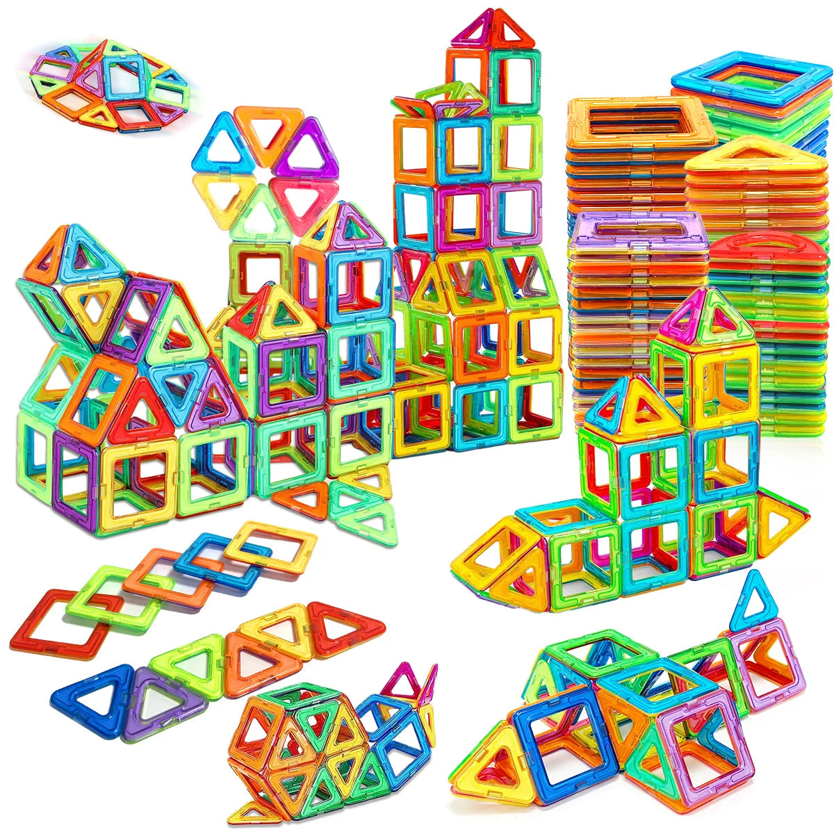 “Magnetic Building Blocks – STEM Construction Toy for Kids”