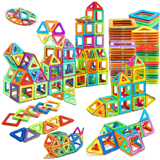 “Magnetic Building Blocks – STEM Construction Toy for Kids”