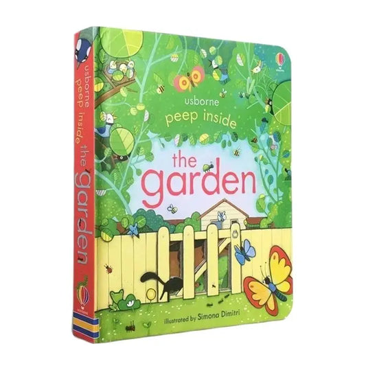 Usborne Peep Inside the Garden – 3D Flap Learning Book for Kids