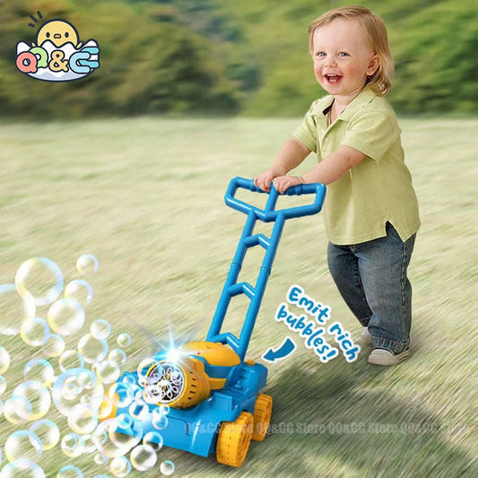 Automatic Bubble Lawn Mower Toy – Outdoor Activity Walker for Kids & Toddlers